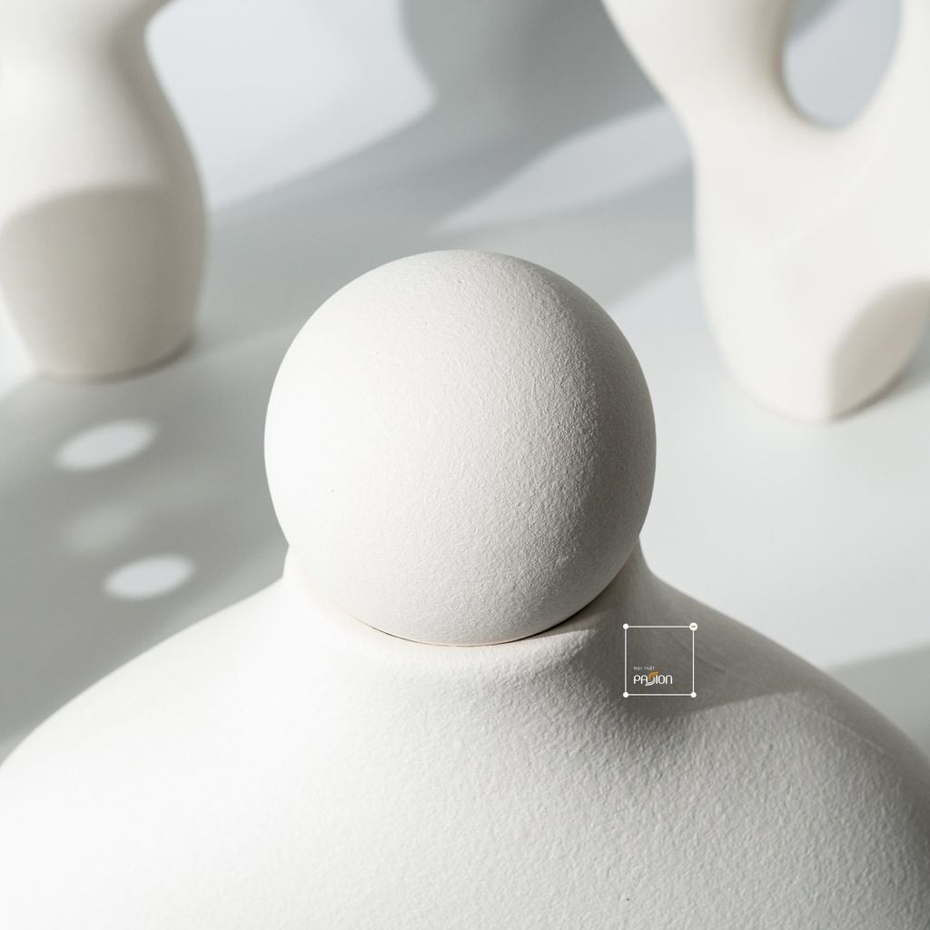 Bình Hoa Gốm Sứ Kiểu Hoa Đá Nghệ Thuật