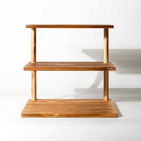 Khay Gỗ 3 Tầng Có Giá Đỡ Trang Trí Món Tráng Miệng Bàn Tiệc Đồ Dùng