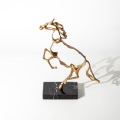 Tượng Ngựa Kim Loại Phong Cách Trừu Tượng