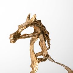 Tượng Ngựa Kim Loại Phong Cách Trừu Tượng