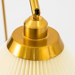 Đèn Sàn Đứng Phòng Khách Thân Kim Loại Xếp Ply