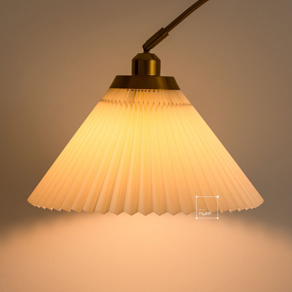 Đèn Sàn Đứng Phòng Khách Thân Kim Loại Xếp Ply