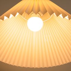 Đèn Sàn Đứng Phòng Khách Thân Kim Loại Xếp Ply