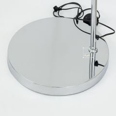 Đèn Sàn Vòng Cung Tròn Bắc Âu Trang Trí Sofa Bằng Kim Loại Ánh Sáng 3 Màu