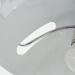 Đèn Sàn Vòng Cung Tròn Bắc Âu Trang Trí Sofa Bằng Kim Loại Ánh Sáng 3 Màu