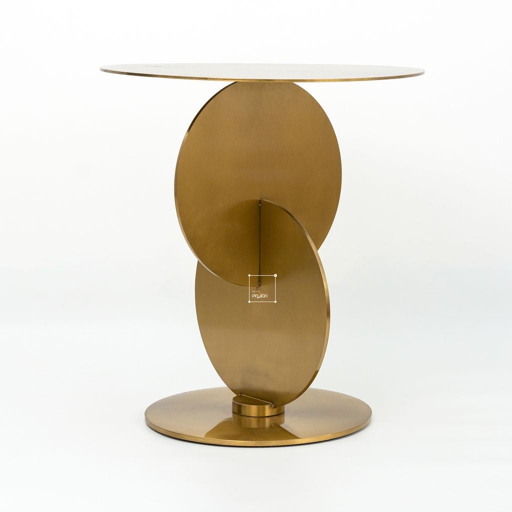 Bàn Trà Side Table Bàn Nhỏ Góc Phòng Hiện Đại Phong Cách Ý Khối Tròn