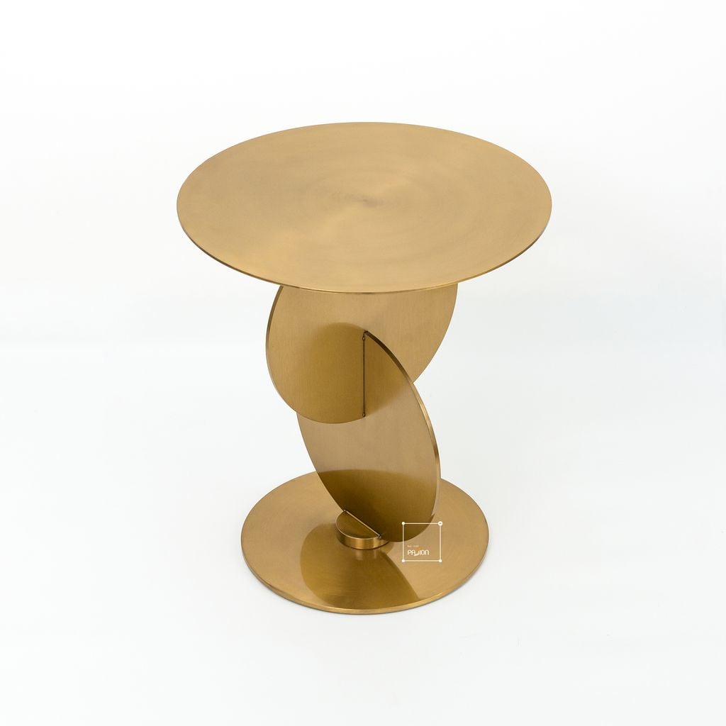 Bàn Trà Side Table Bàn Nhỏ Góc Phòng Hiện Đại Phong Cách Ý Khối Tròn