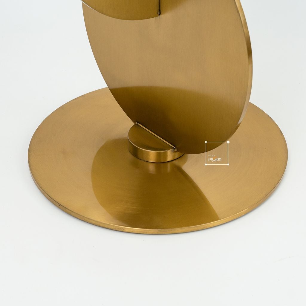 Bàn Trà Side Table Bàn Nhỏ Góc Phòng Hiện Đại Phong Cách Ý Khối Tròn