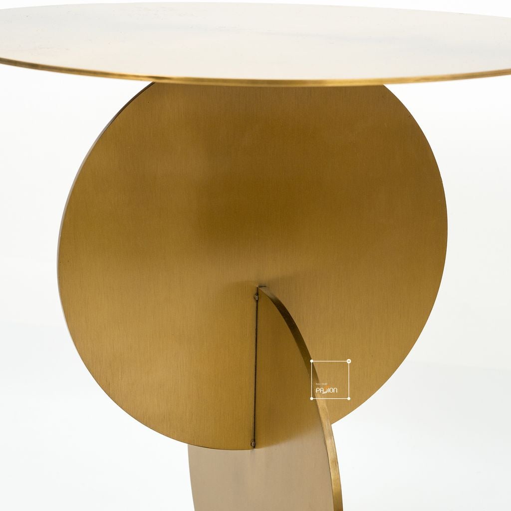 Bàn Trà Side Table Bàn Nhỏ Góc Phòng Hiện Đại Phong Cách Ý Khối Tròn