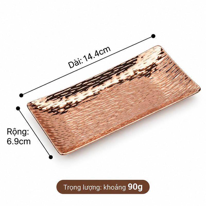 Khay Chữ Nhật Đựng Khăn Ướt Inox 304 Cao Cấp