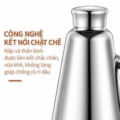 Bình Rót Dầu Inox 304 Vòi Dài Chống Nhỏ Giọt