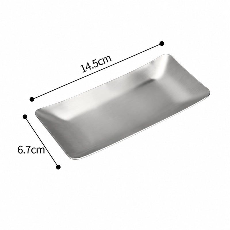 Khay Chữ Nhật Đựng Khăn Ướt Inox 304 Cao Cấp