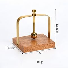 Khay Kẹp Khăn Giấy Inox Vàng Decor Bàn Ăn Nhà Hàng