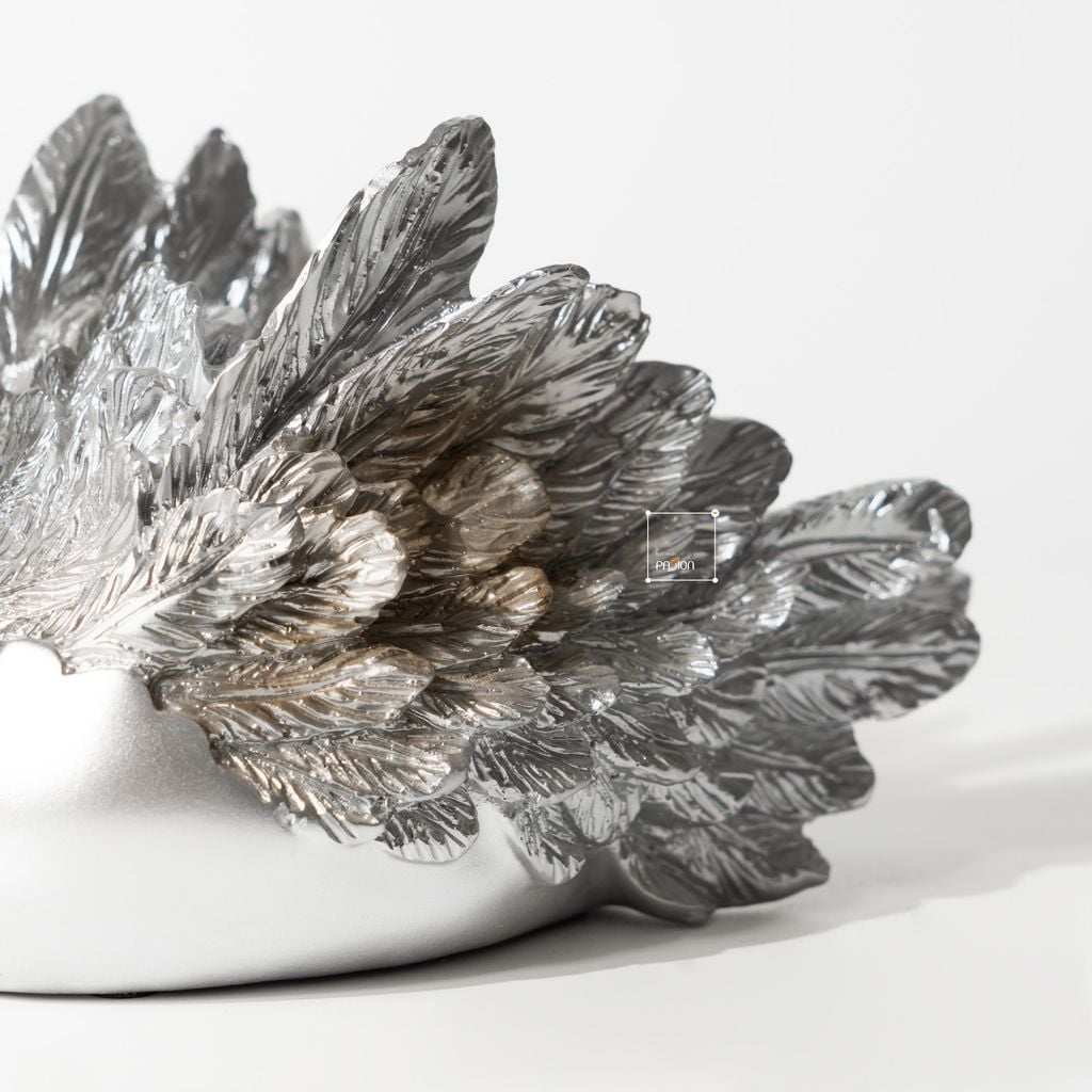 Tượng Đôi Thiên Nga Màu Ngọc Trai Châu Âu Hiện Đại