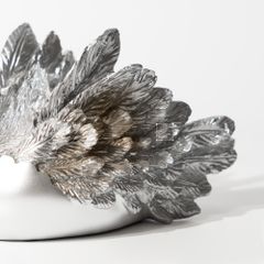 Tượng Đôi Thiên Nga Màu Ngọc Trai Châu Âu Hiện Đại