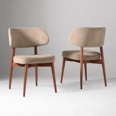 Ghế Ăn Lót Đệm Bo Cong Sang Trọng