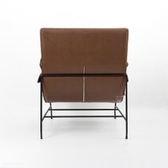 Ghế Armchair Da Chân Sắt