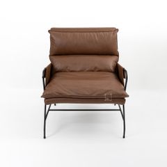 Ghế Armchair Da Chân Sắt