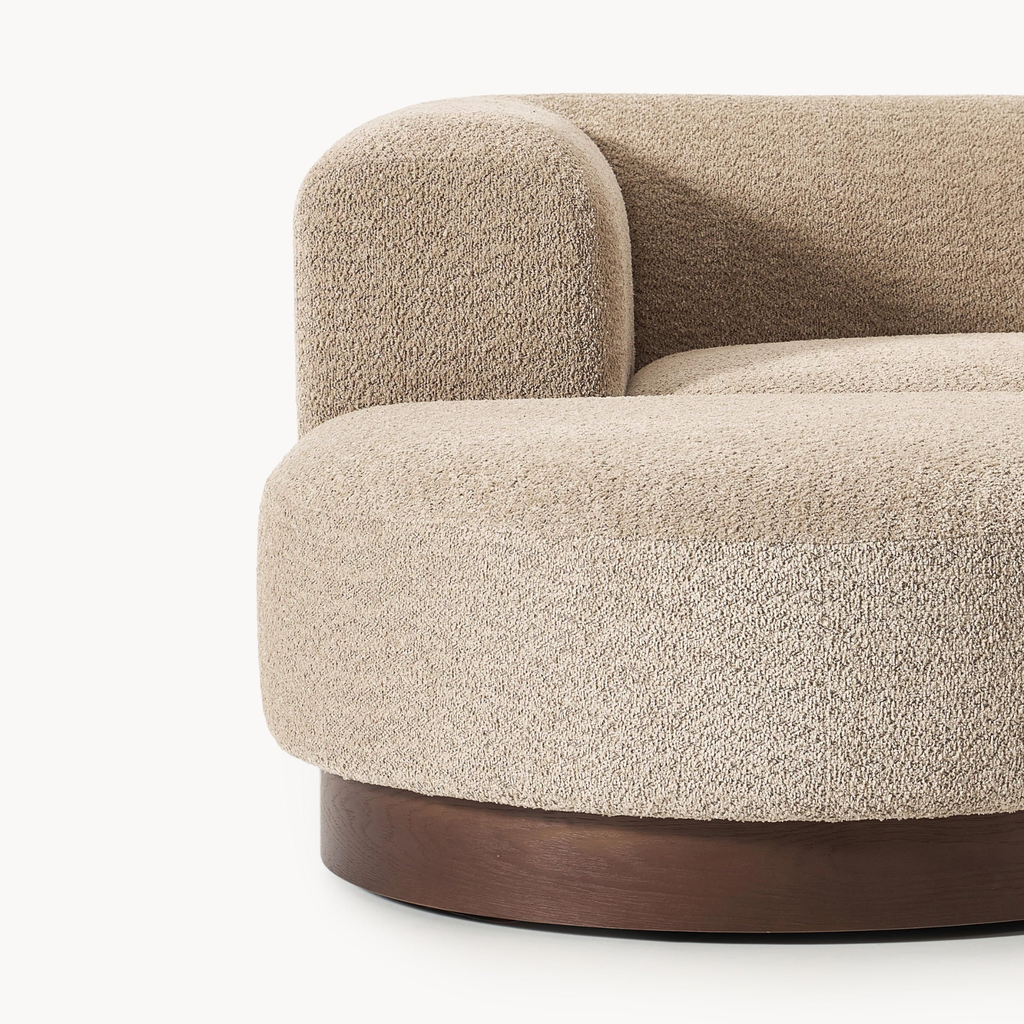 Ghế Sofa Chữ L Bo Cong Modern Minimalist Sofa Vertica