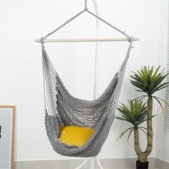 Ghế Võng Xích Đu Đan Lưới Dệt Sợi