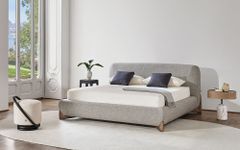 Giường Ngủ Gỗ Hiện Đại Bọc Nệm Serene