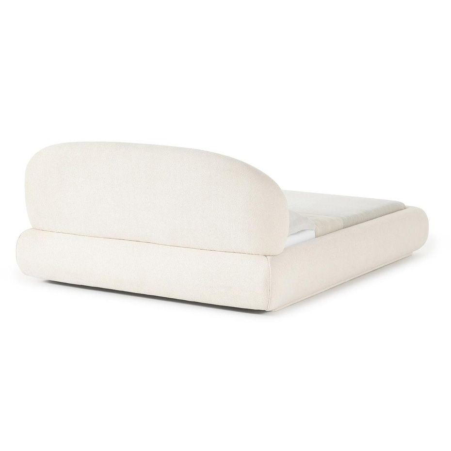 Giường Ngủ Hiện Đại Bo Cong Chân Gỗ Cloud