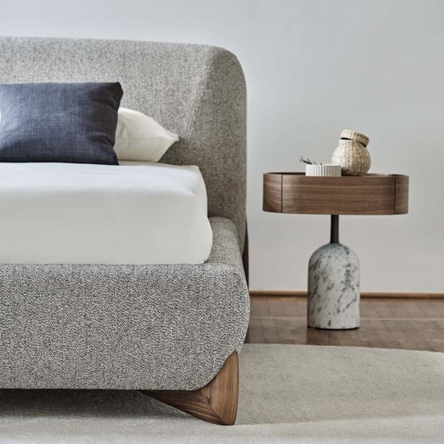 Giường Ngủ Gỗ Hiện Đại Bọc Nệm Serene