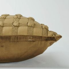 Vỏ Gối Tựa Lưng Nâu Maillard Phong Cách Wabi Sabi