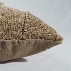 Vỏ Gối Tựa Lưng Phong Cách Wabi Sabi Nâu Hạt Dẻ