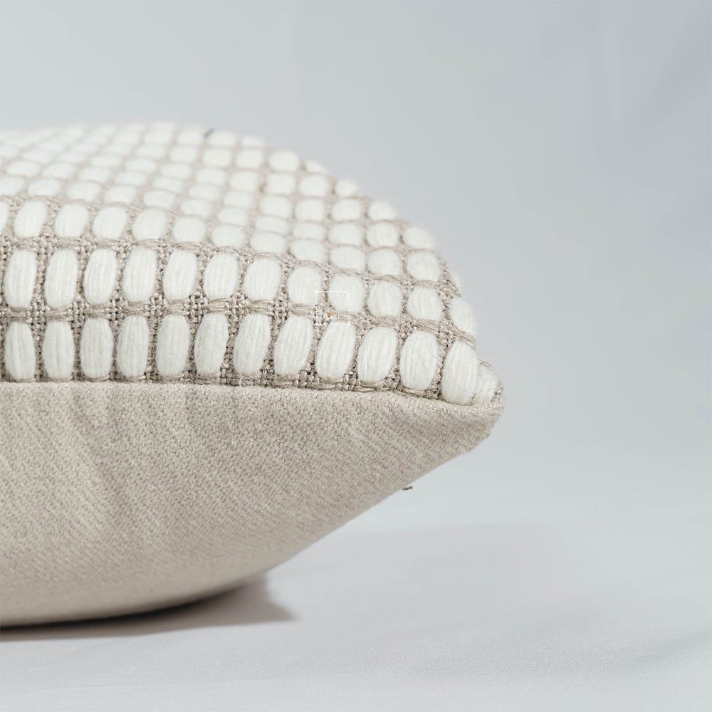 Vỏ Gối Tựa Lưng Phong Cách Wabi Sabi Nâu Hạt Dẻ