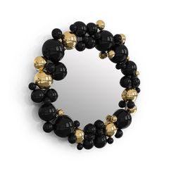 Gương Trang Trí Treo Tường Bong Bóng Thép Không Gỉ Cao Cấp