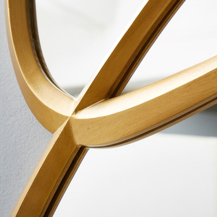 Gương Decor Nghệ Thuật Abstract Gold