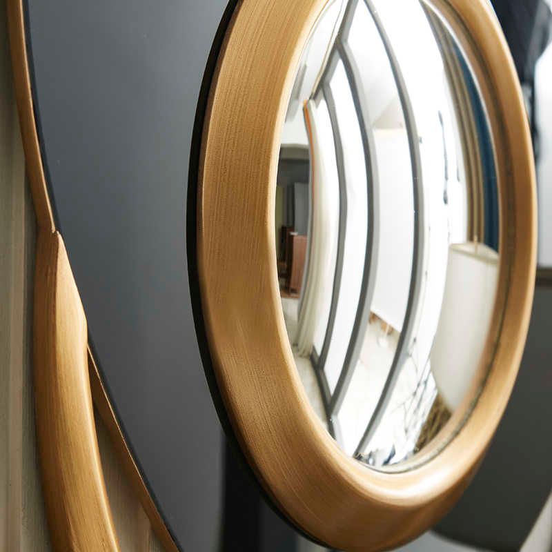 Gương Treo Tường Cao Cấp Vòng Orbit Gold