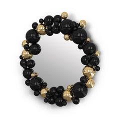 Gương Trang Trí Treo Tường Bong Bóng Thép Không Gỉ Cao Cấp