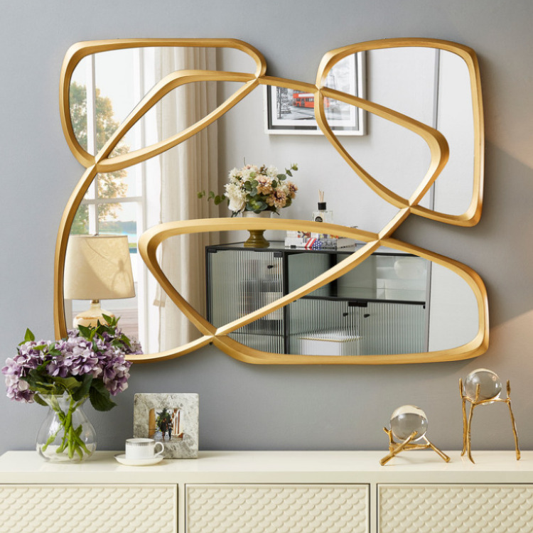 Gương Decor Nghệ Thuật Abstract Gold