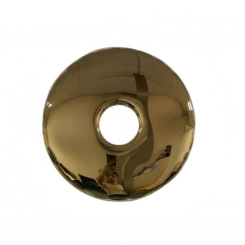 Gương Lõm Thép Không Gỉ Nghệ Thuật Treo Tường Hình Donut