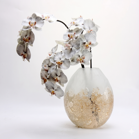 Cành Hoa Lan Hồ Điệp 3D Cao Cấp