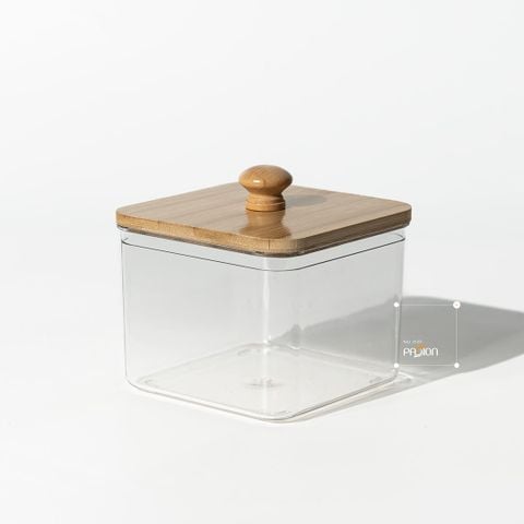 Hộp Đựng Đồ Nắp Gỗ Đựng Bánh Kẹo Xà Phòng