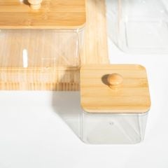 Hộp Đựng Đồ Nắp Gỗ Đựng Bánh Kẹo Xà Phòng