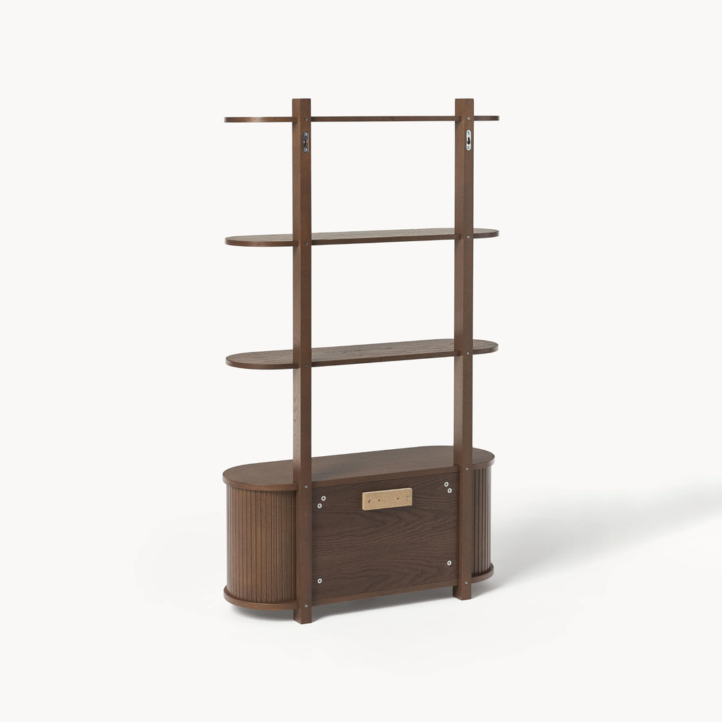 Kệ Sách Đứng Bằng Gỗ Bo Cong Contemporary Curve