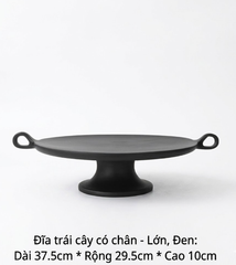 Khay Trang Trí Bàn Tiệc Có Chân Đế Sang Trọng