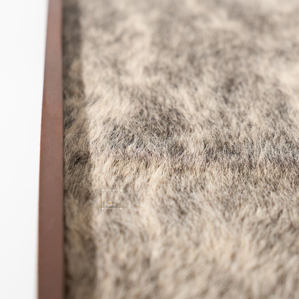 Khay Gỗ Trang Trí Lót Lông Đuôi Ngựa Châu Âu Sang Trọng