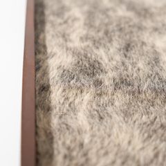 Khay Gỗ Trang Trí Lót Lông Đuôi Ngựa Châu Âu Sang Trọng