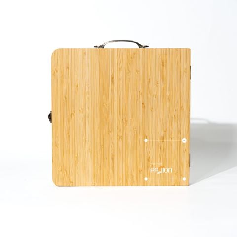 Khay Gỗ Tre Đựng Phô Mai Đồ Ăn Nhẹ Kiểu Vali Gấp Kèm Muỗng Nĩa