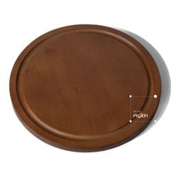 Dĩa Gỗ Cổ Điển Có Nắp Đậy Bày Trí Bàn Tiệc