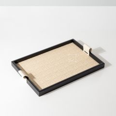 Khay Đựng Đồ Trang Sức Lót Da Kiểu Pháp