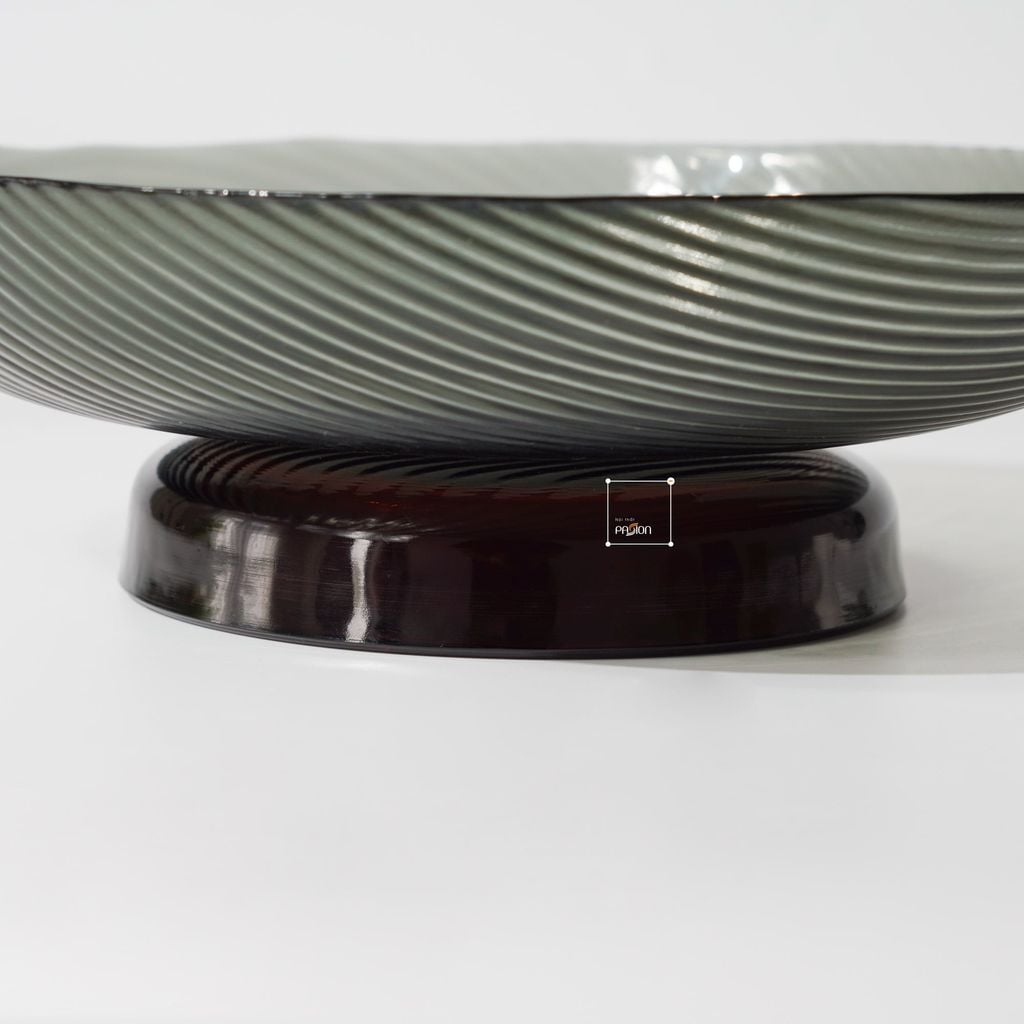 Dĩa Trái Cây Thủy Tinh Có Chân Đế Đựng Trái Cây Thức Ăn Nhẹ