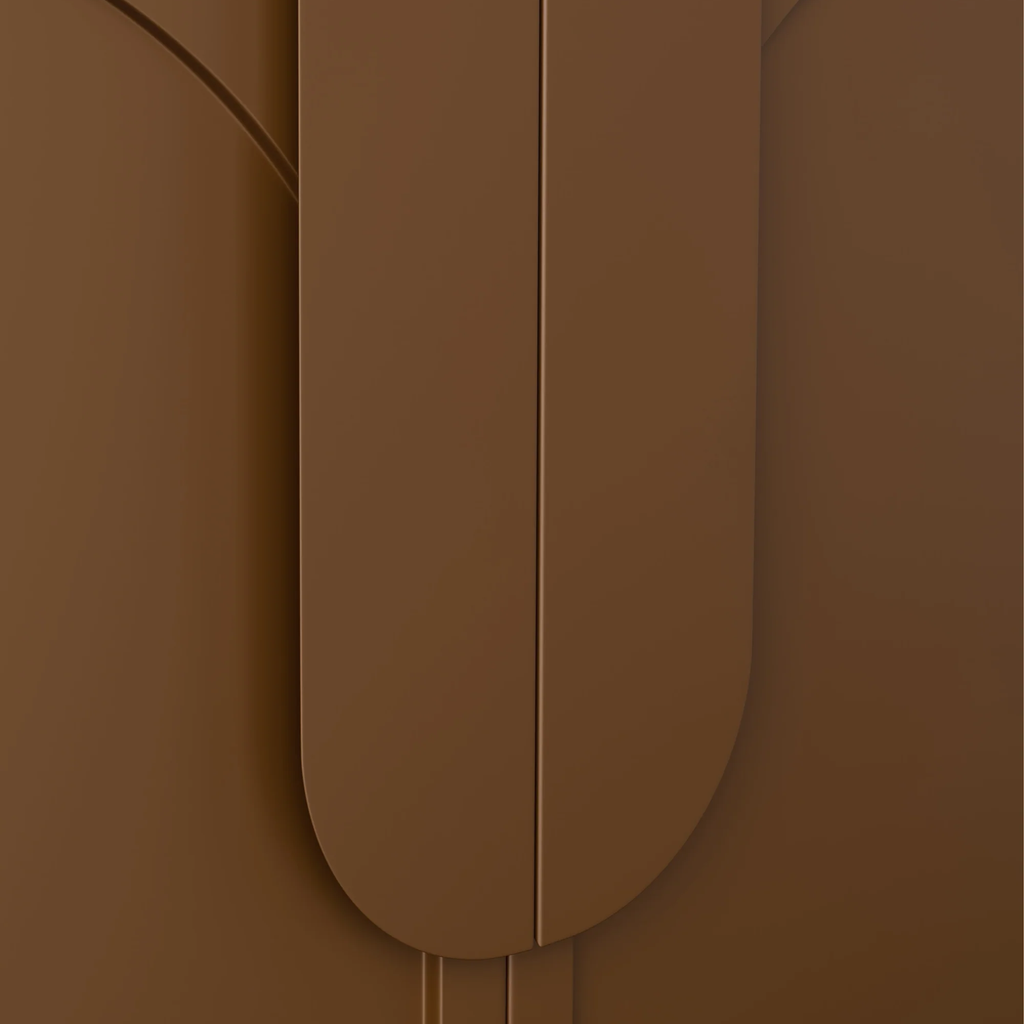 Tủ Console 4 Cánh Cong Thiết Kế Họa Tiết Vòm Solis