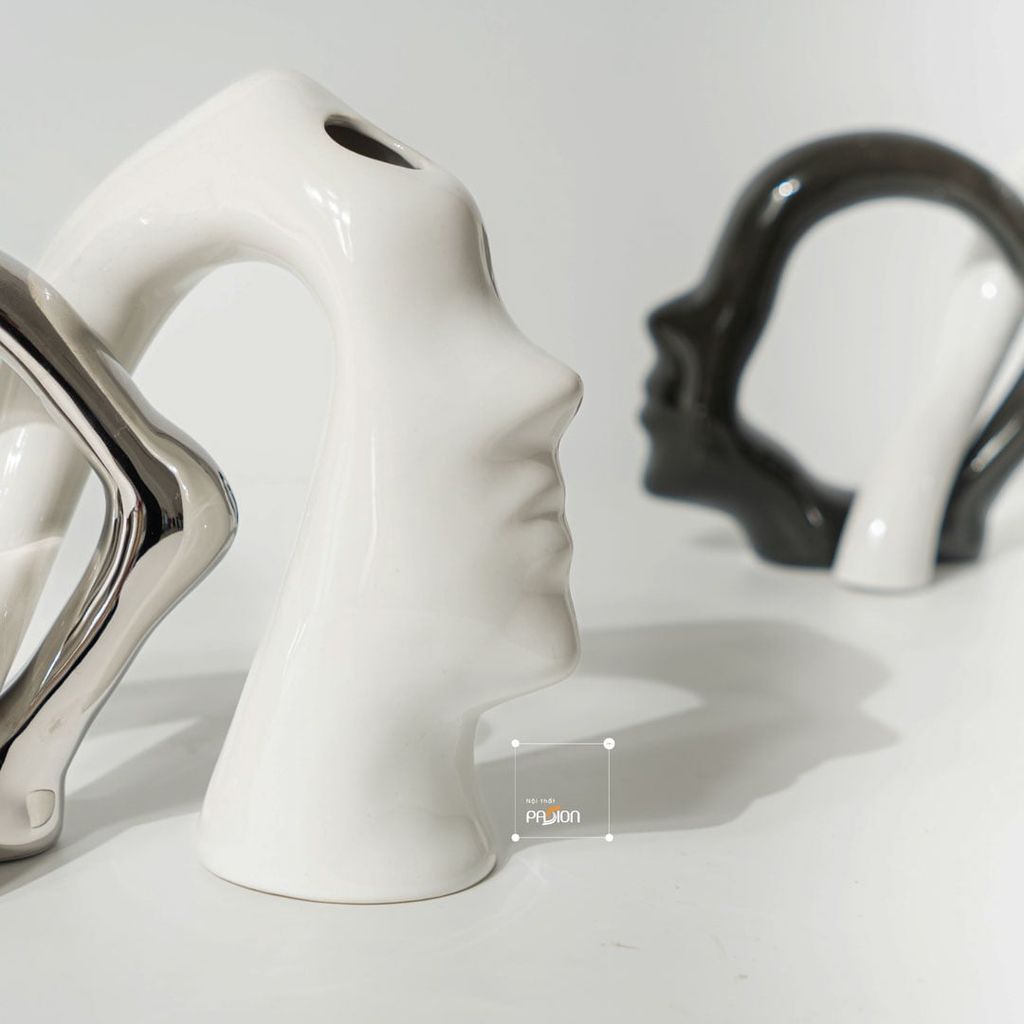 Lọ Hoa Song Diện Hiện Đại – Dual Face Art Vase