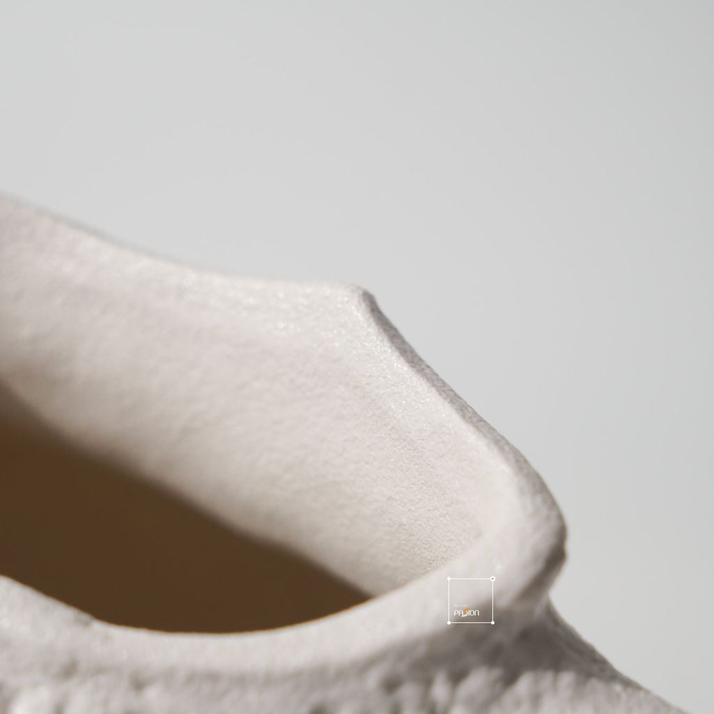 Set 2 Bình Hoa Gốm Wabi Sabi Nâu Cổ Vest Suit